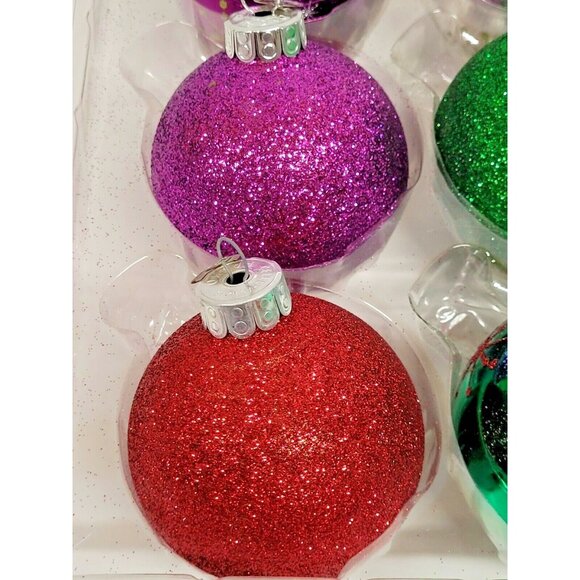 Radko Set 6 Christmas Tree Ornaments 2011 Hand Crafted Glass Celabration Decor - Picture 4 of 10